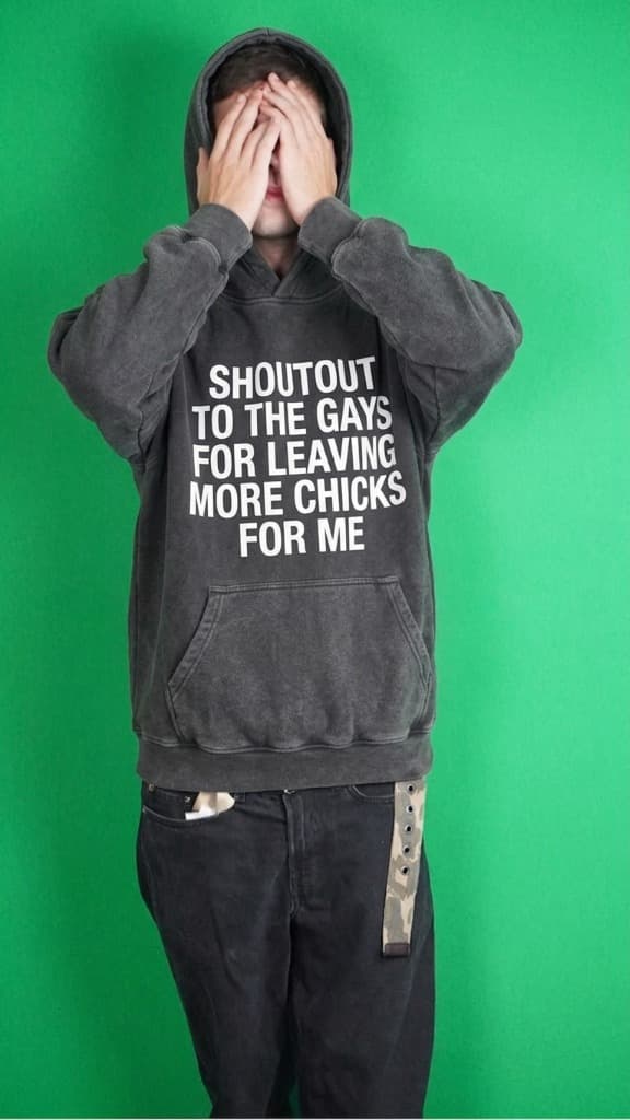 WASHED CHARCOAL HOODIE