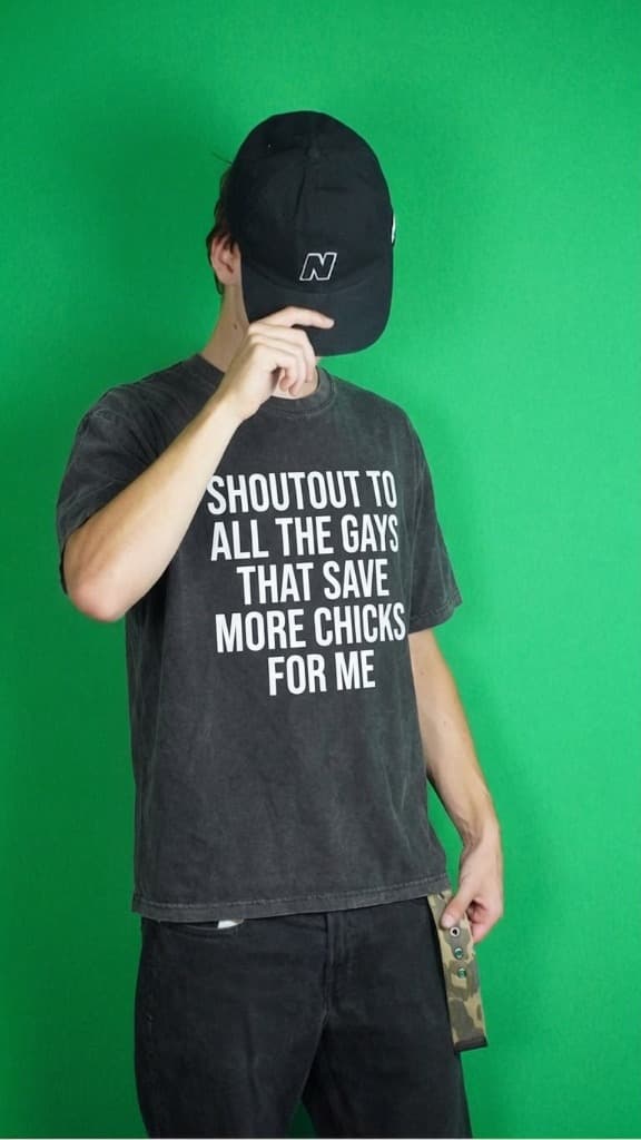 WASHED CHARCOAL TEE
