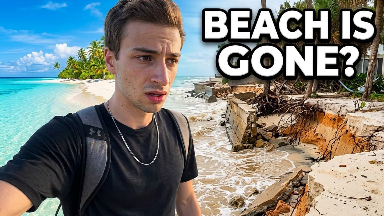 The beach is gone: What happened?